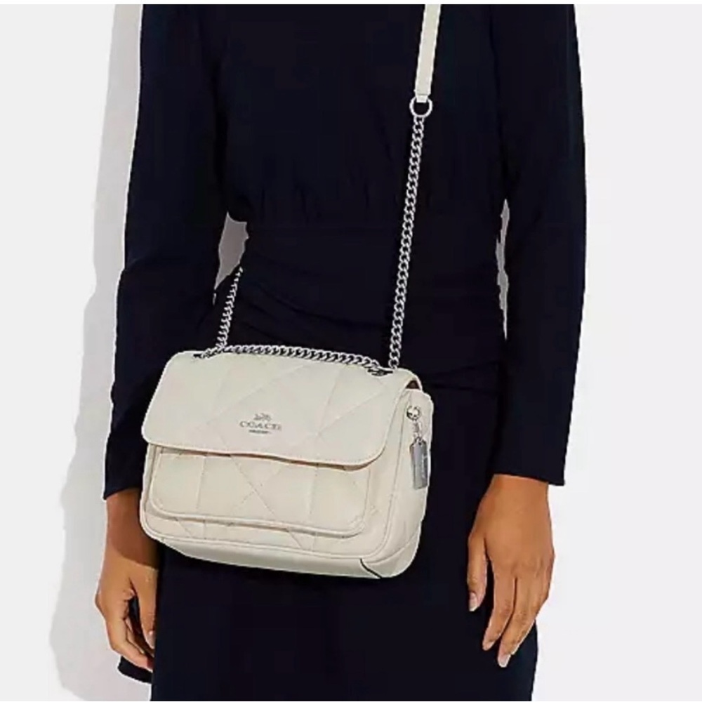 Coach Madison Quilt Shoulder Bag - Soft Purple